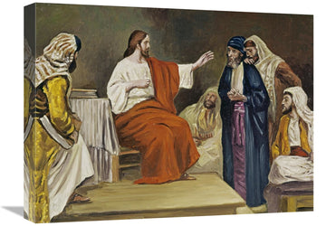 Jesus in the Synagogue Art