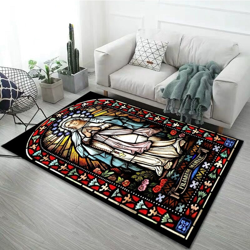 Jesus Mother Printing Carpet - Jesus Christ Heals
