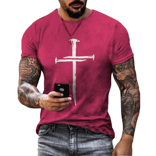 Christ Jesus T-shirt For Men - Jesus Christ Heals