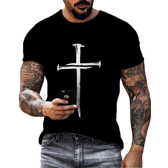 Christ Jesus T-shirt For Men - Jesus Christ Heals