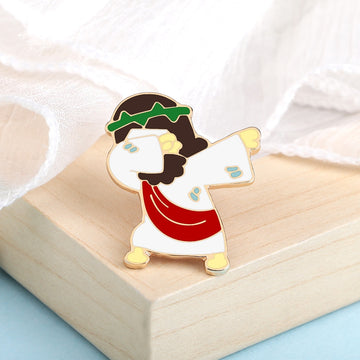 Dab Jesus Brooch