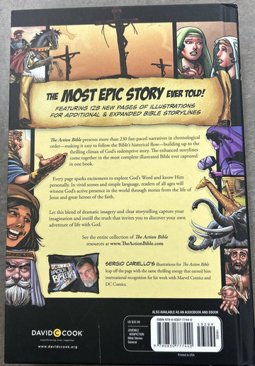 The Action Bible 2020: God'S Redemptive Story Illustrated Action Bible. NEW