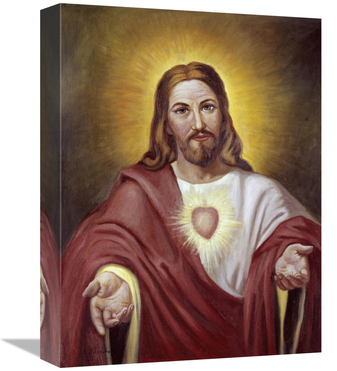 Sacred Heart of Jesus Art - Jesus Christ Heals