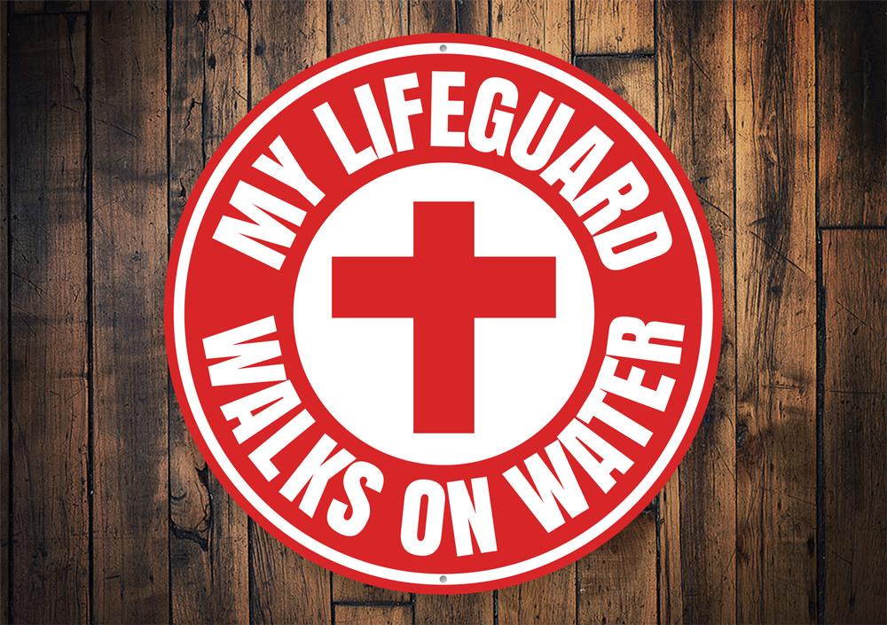 Jesus Lifeguard Sign - Jesus Christ Heals