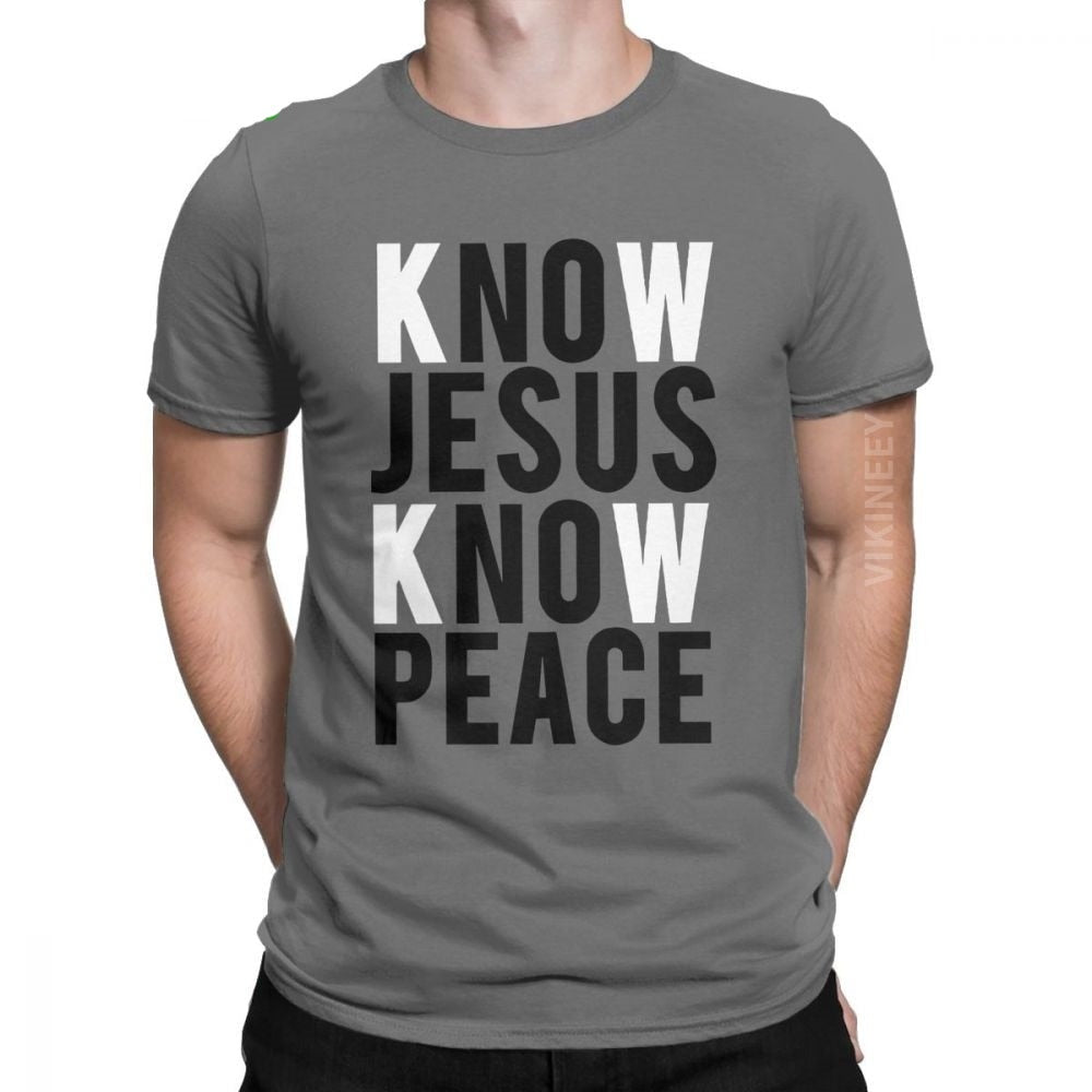 Know Jesus Know Peace Christian T-Shirts - Jesus Christ Heals