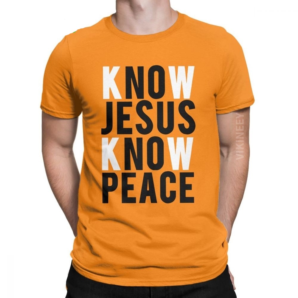 Know Jesus Know Peace Christian T-Shirts - Jesus Christ Heals