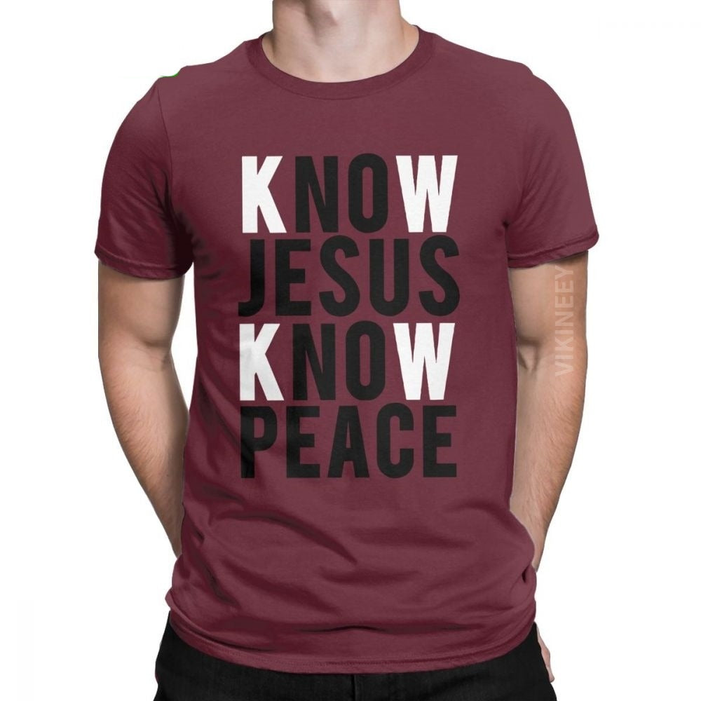 Know Jesus Know Peace Christian T-Shirts - Jesus Christ Heals