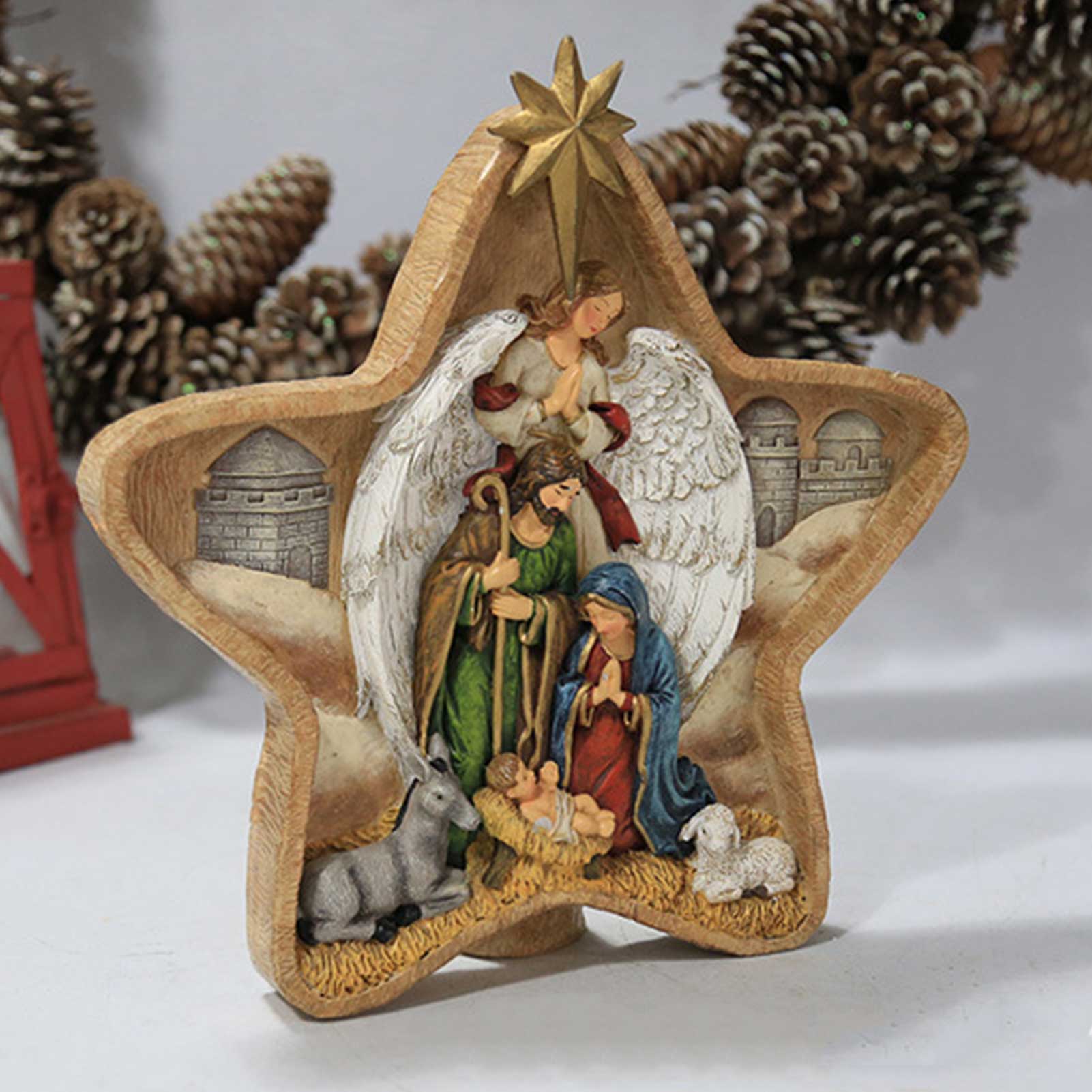 Nativity Scene Statue - Jesus Christ Heals