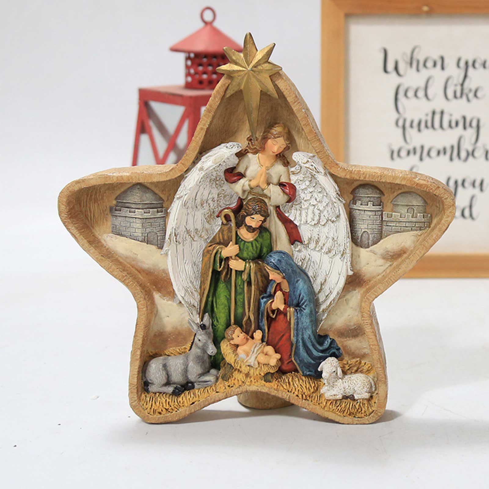 Nativity Scene Statue - Jesus Christ Heals