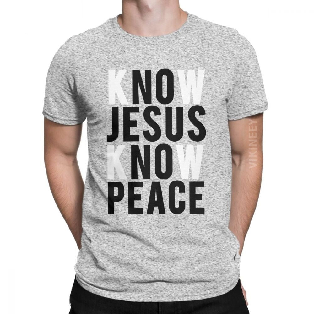 Know Jesus Know Peace Christian T-Shirts - Jesus Christ Heals