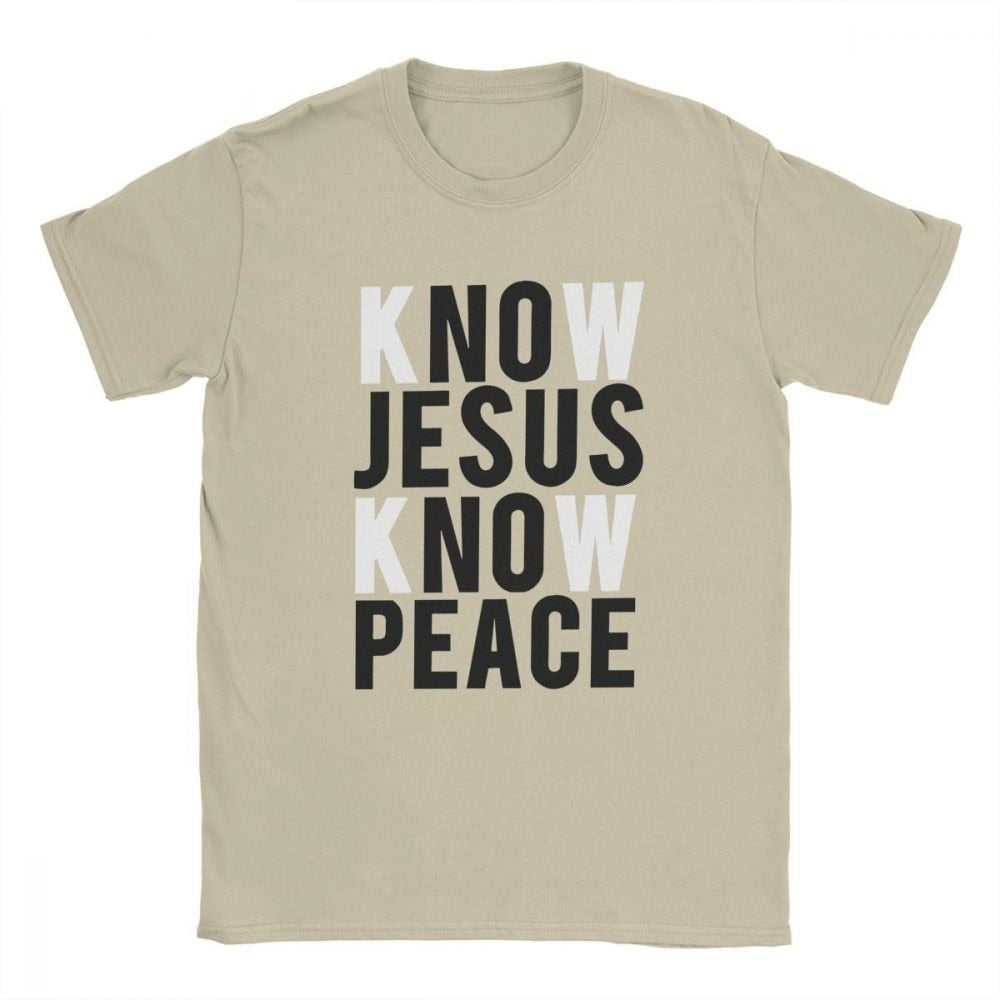 Know Jesus Know Peace Christian T-Shirts - Jesus Christ Heals