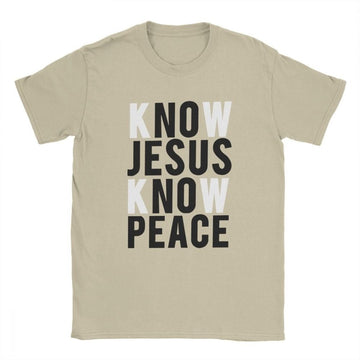 Know Jesus Know Peace Christian T-Shirts