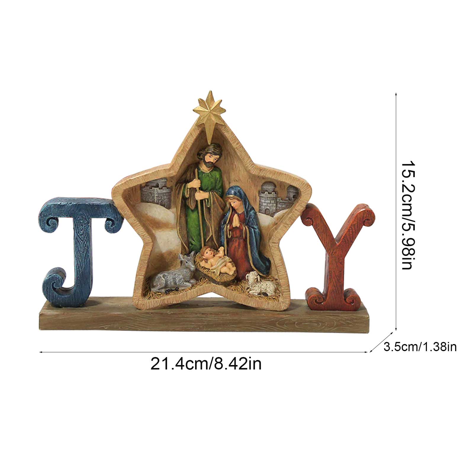 Nativity Scene Statue - Jesus Christ Heals