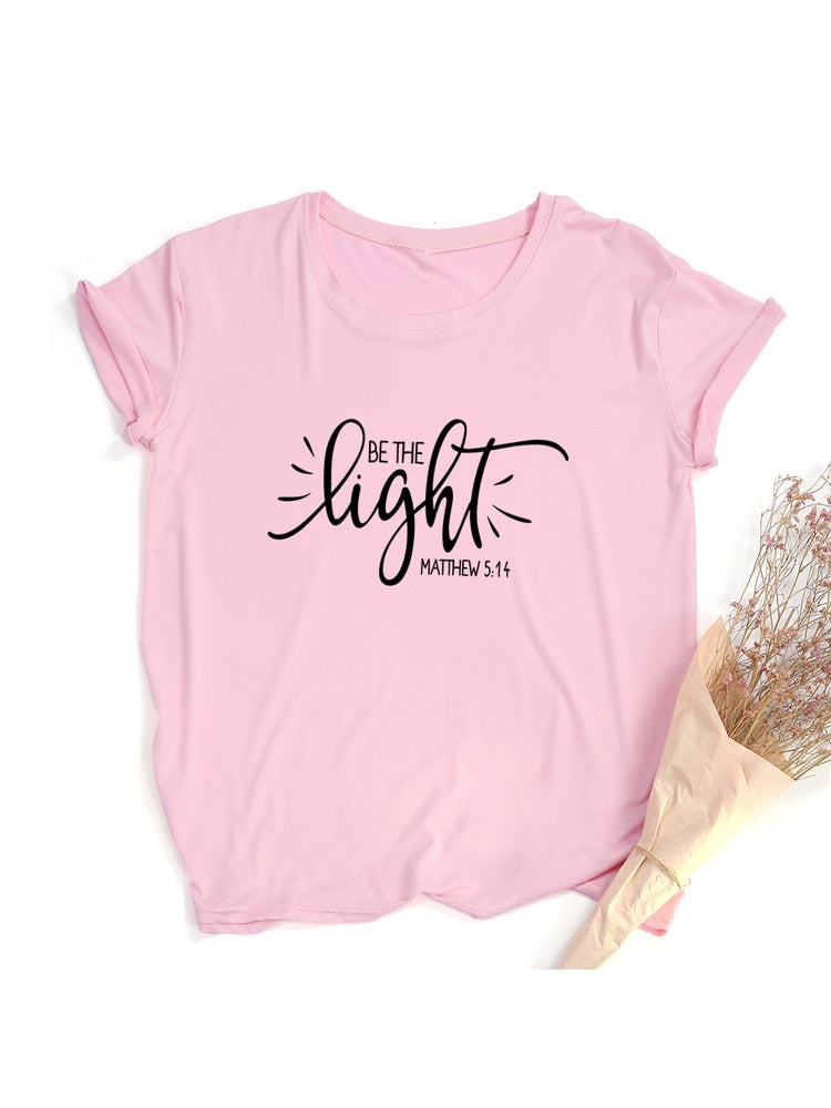 Be The Light T-Shirt - Jesus Christ Heals