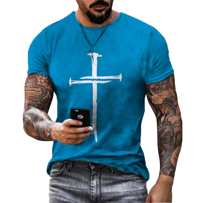 Christ Jesus T-shirt For Men - Jesus Christ Heals