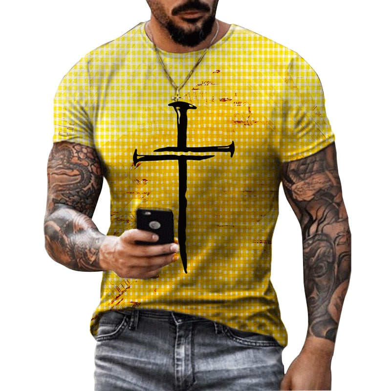 Christ Jesus T-shirt For Men - Jesus Christ Heals