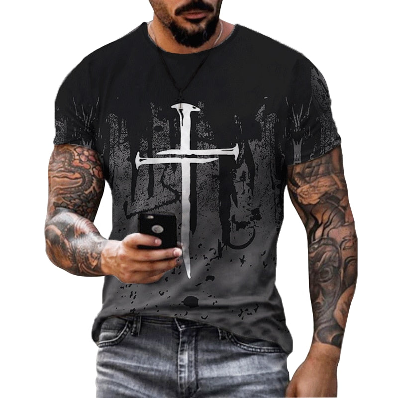 Christ Jesus T-shirt For Men - Jesus Christ Heals