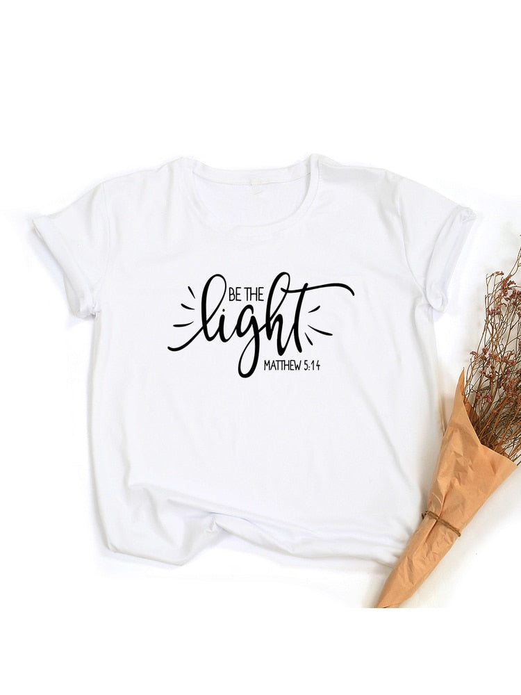 Be The Light T-Shirt - Jesus Christ Heals