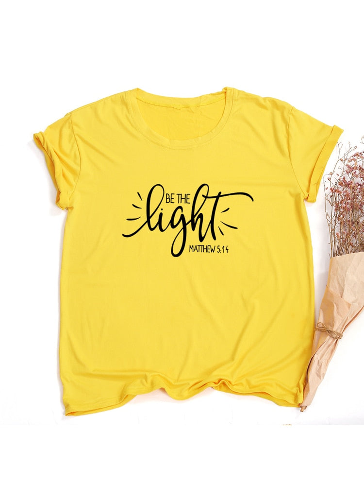 Be The Light T-Shirt - Jesus Christ Heals