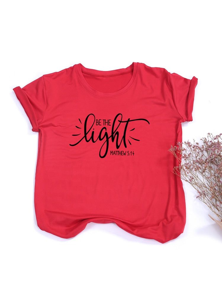 Be The Light T-Shirt - Jesus Christ Heals