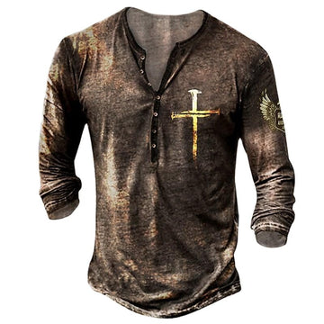 Vintage Jesus Christ V-neck Shirt