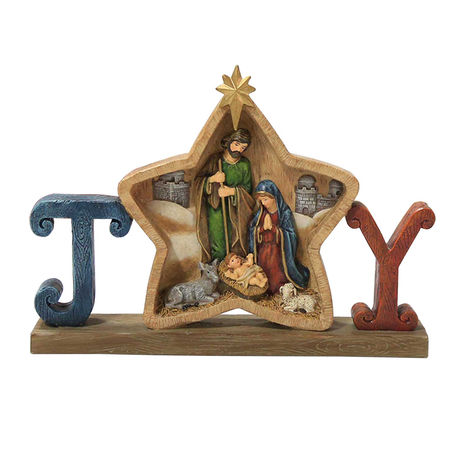 Nativity Scene Statue - Jesus Christ Heals