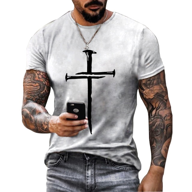 Christ Jesus T-shirt For Men - Jesus Christ Heals