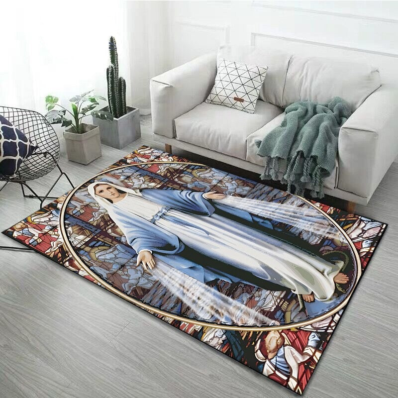 Jesus Mother Printing Carpet - Jesus Christ Heals