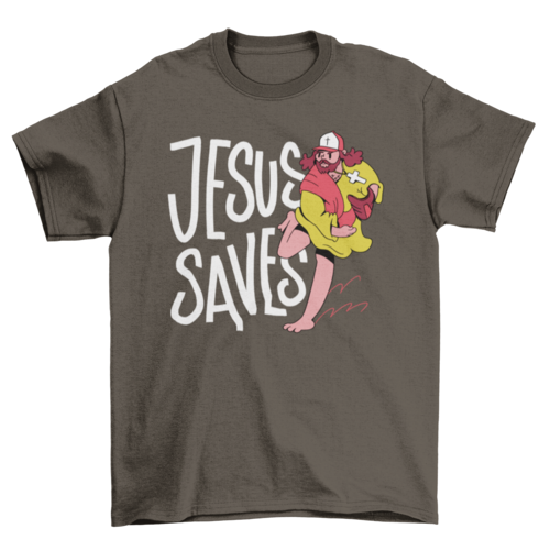 Jesus saves t-shirt - Jesus Christ Heals