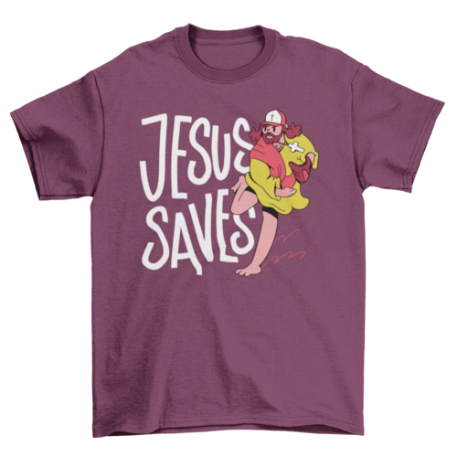 Jesus saves t-shirt - Jesus Christ Heals