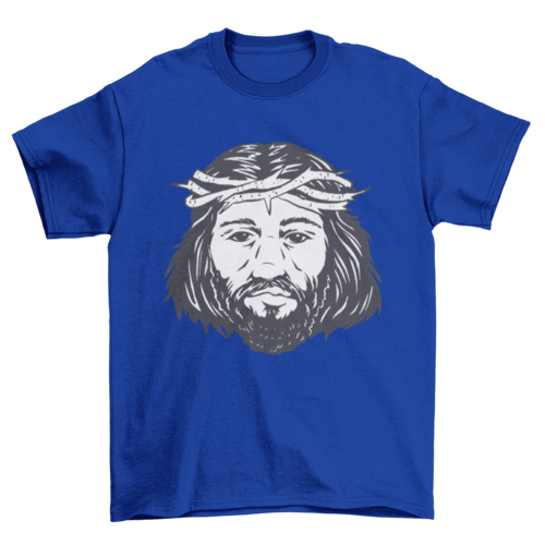 Jesus christ portrait t-shirt design - Jesus Christ Heals