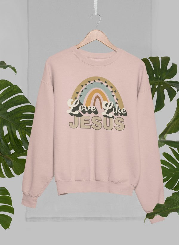 Love Like Jesus Sweat Shirt - Jesus Christ Heals