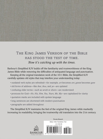 The Simplified KJV [Pewter Branch]