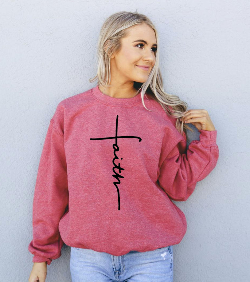 Faith Sweatshirt - Jesus Christ Heals