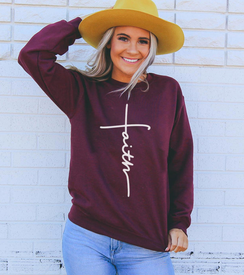 Faith Sweatshirt - Jesus Christ Heals