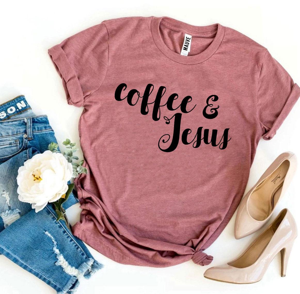 Coffee And Jesus T-shirt - Jesus Christ Heals