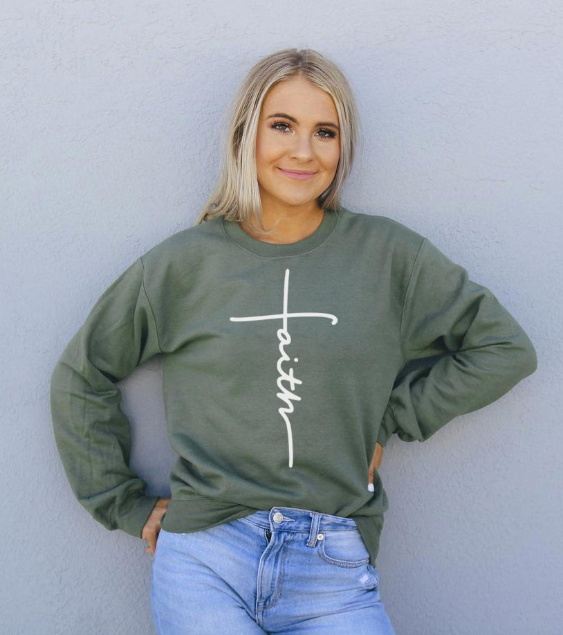 Faith Sweatshirt - Jesus Christ Heals