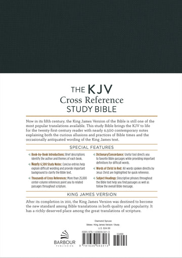 KJV Cross Reference Study Bible [Diamond Spruce]