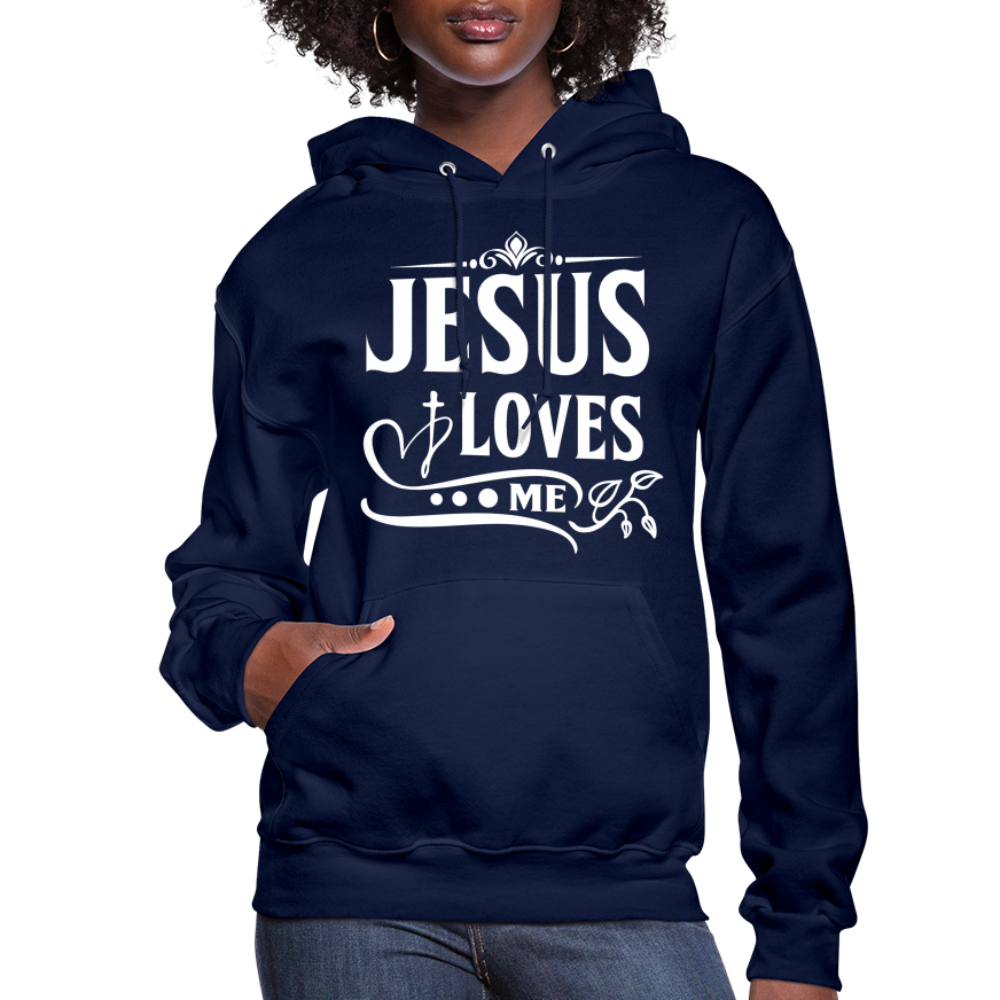 Uniquely You Womens Hoodie, Jesus Loves Me - Jesus Christ Heals