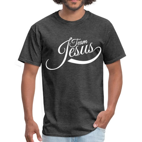 Mens T-Shirt, Team Jesus  Graphic Tee - Jesus Christ Heals