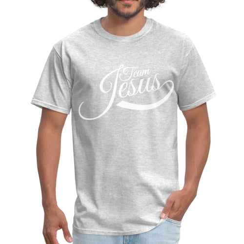 Mens T-Shirt, Team Jesus  Graphic Tee - Jesus Christ Heals