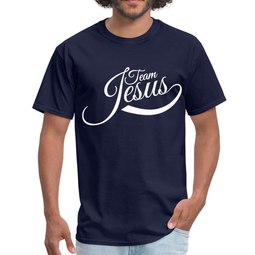 Mens T-Shirt, Team Jesus  Graphic Tee - Jesus Christ Heals