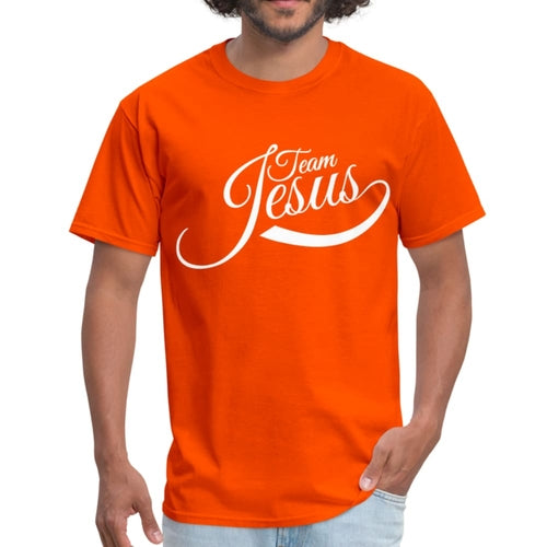 Mens T-Shirt, Team Jesus  Graphic Tee - Jesus Christ Heals