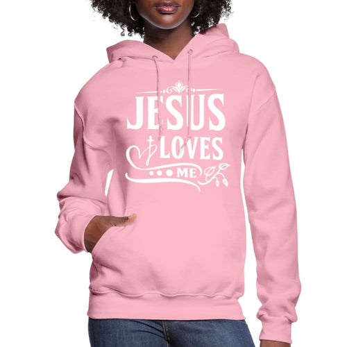 Uniquely You Womens Hoodie, Jesus Loves Me - Jesus Christ Heals